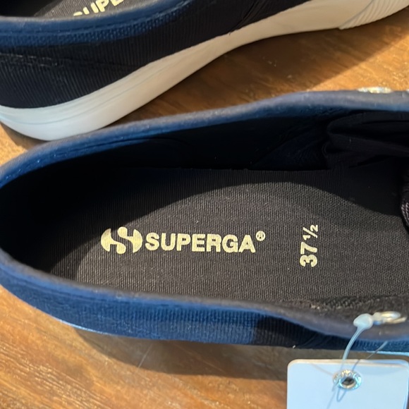 SUPERGA  2750 Basic Platform Navy Sneakers - Picture 6 of 12